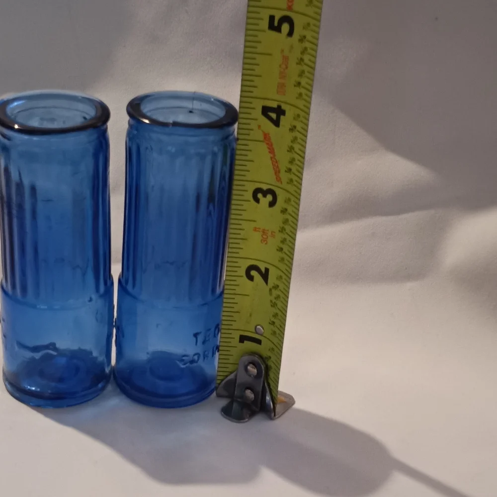 Corralejo Tequila Shot Gun Shell Cobalt Blue Mexican Shot Glasses  2 oz